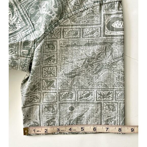 Reyn Spooner Dietrich Varez Vintage Shirt Men XL 1/3 Button Hawaiian Print Rare - Picture 7 of 10